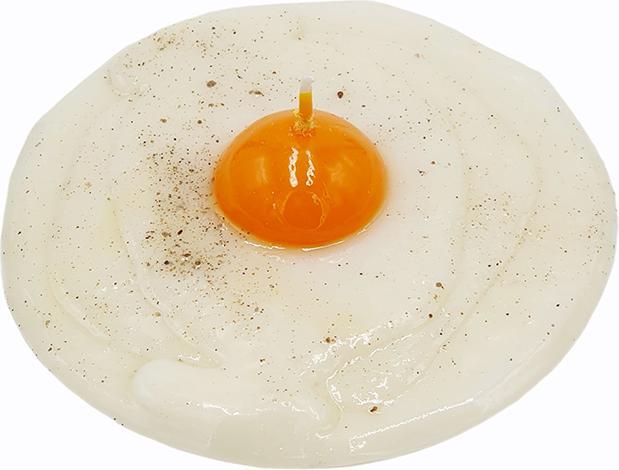 Actual product image Cereria Introna Kerze Spiegelei
