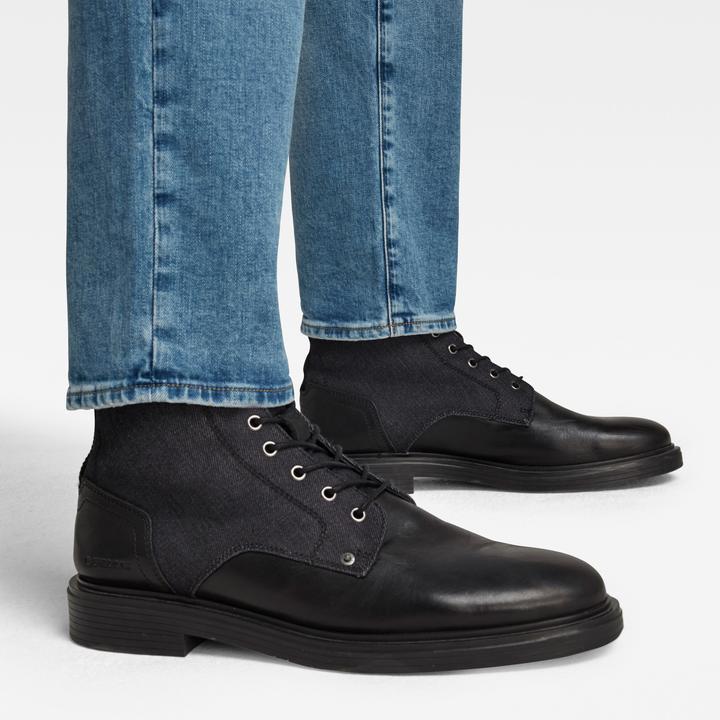 Actual product image G-Star 3301 Straight Tapered Jeans Elto Stretch indigo aged (W34/L32)