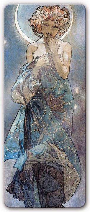 Actual product image Trenddeko Mucha - stars: the moon (40 x 100 cm)