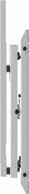 Image du produit Hagor Support mural pivotant blanc pour Samsung Flip WM65R et WM65B (Mur, 65", 45 kg)