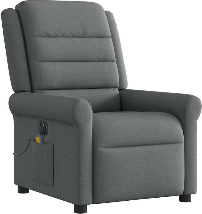 Produktbild VidaXL Massagesessel Elektrisch Dunkelgrau Stoff
