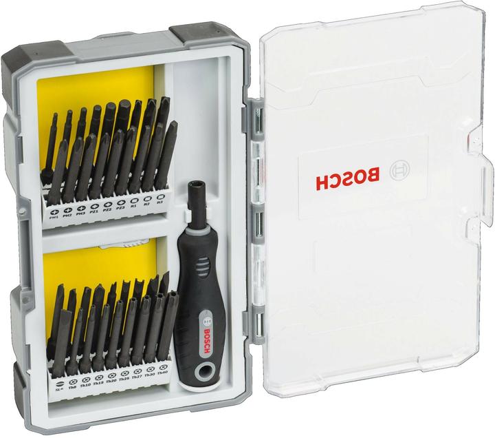 Immagine prodotto Bosch Professional Zubehör Set di bit 37 pezzi Accessori 2 (PH1, SL6, PZ3, SP6, Th40, PH2, PZ2, Th20, Th10, TW1, TW3, EX3, PZ1, PH3)
