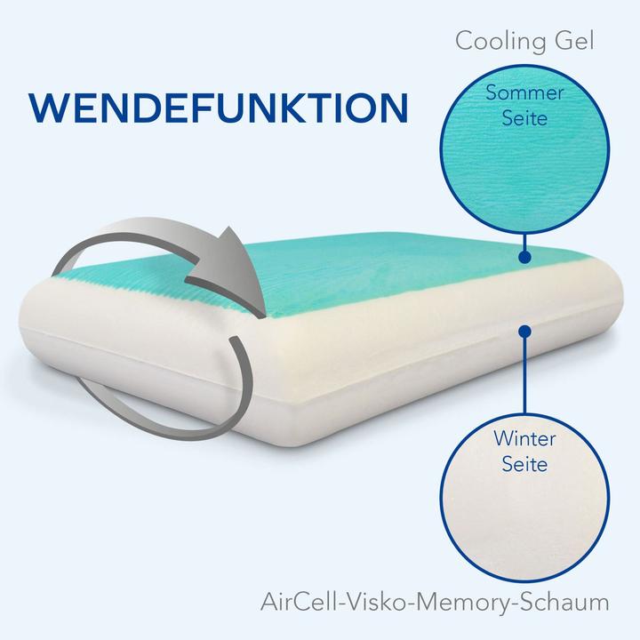 Actual product image Mlily Nackenstützkissen »Cooling Gel« (60 x 12 x 40 cm)