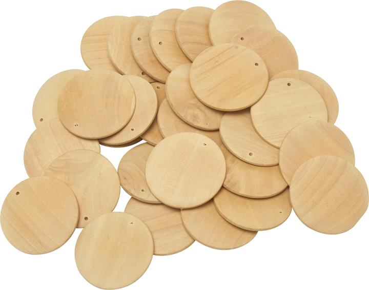Immagine prodotto VBS Dischi di legno XXL, 25 pezzi, 40 mm