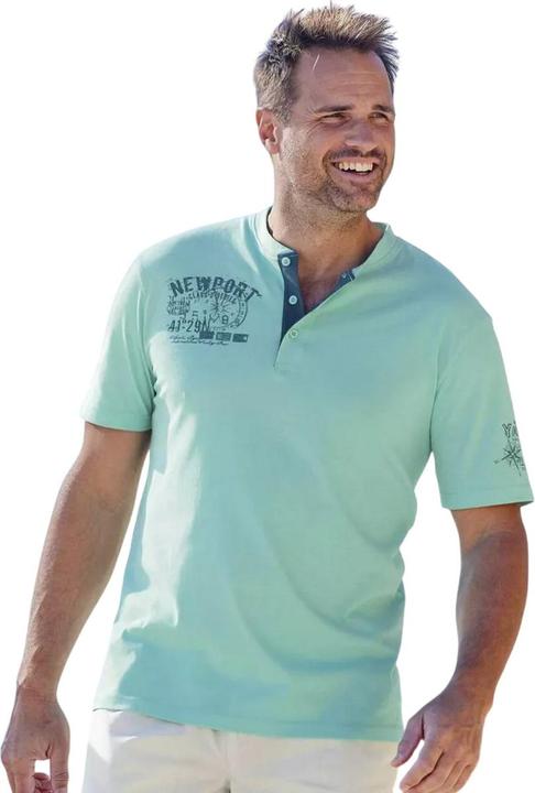 Actual product image Atlas For Men Mens Henley T-Shirt (Pack of 2) (4XL)