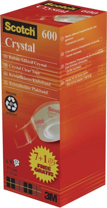 Produktbild Scotch Crystal Klebeband Vorteilspack (19 mm)