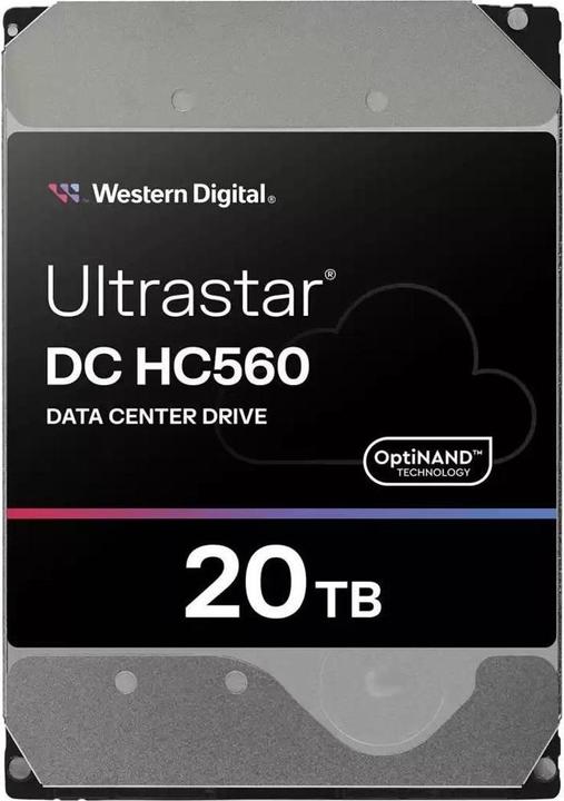 Produktbild WD 0F38652 - Ultrastar 20 TB Interner Speicher, 3.5 Zoll, SATA (20 TB, 3.5")