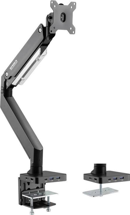 Produktbild SpeaKa Professional SP-MM-810 1fach Monitor-Tischhalterung 43,2cm (17/ ) - 88,9cm (35/ ) Integriert (Tisch, 35")