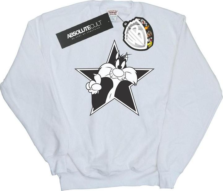 Looney Tunes Sylvester Mono Star Sweatshirt (S)