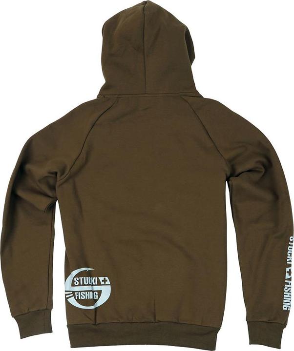 Produktbild Stucki Fishing Because Fanatics Hoodie Olive (M)