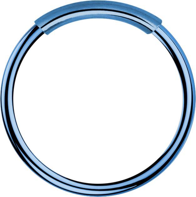 Actual product image Star Piercing Nose ring endless dark blue (without brass, Surgical steel 316L)