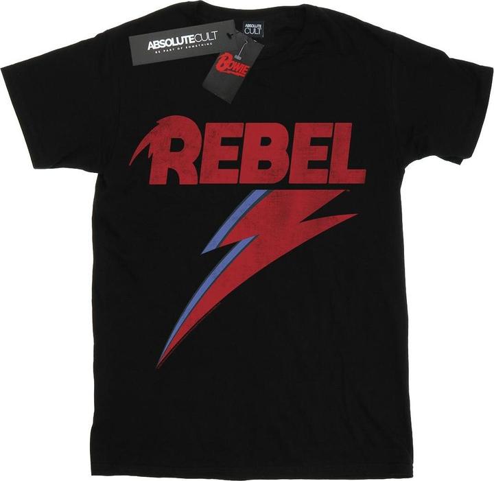 Produktbild David Bowie Distressed Rebel TShirt Mädchen (152, 158)