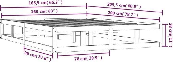 Produktbild VidaXL Seven (160 x 200 cm)