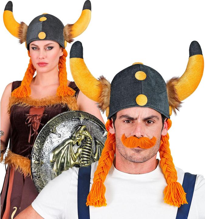 Image du produit Widmann Wikingerhelm Mit Zöpfen