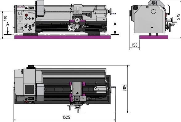 Image du produit Stürmer - Optimum Leit- u. Zugspindel-Drehmaschine OPTIturn TU 3008