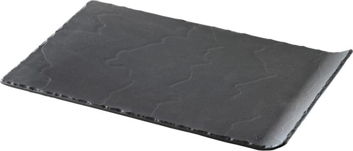 Actual product image Revol Basalt plate with high rim slate style