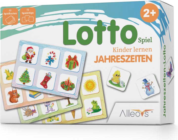 Produktbild Lotto-Spiel Kinder lernen Jahreszeiten (Deutsch)