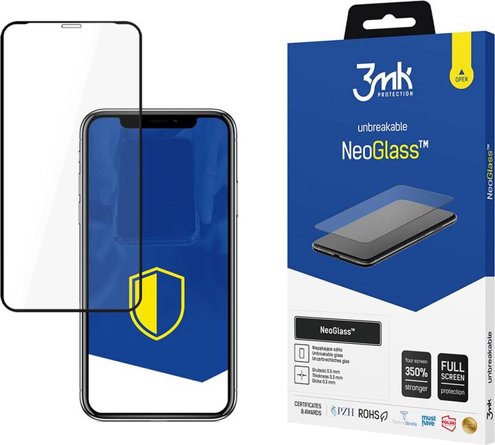 Immagine prodotto 3MK NeoGlass for iPhone 11 Pro Max black frame (1 Pezzo/i, Apple iPhone 11 Pro Max)