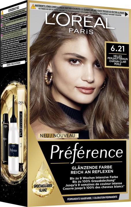 Produktbild L'Oréal Paris Preference Core (Helles Perlmuttbraun, Châtain clair perlé)