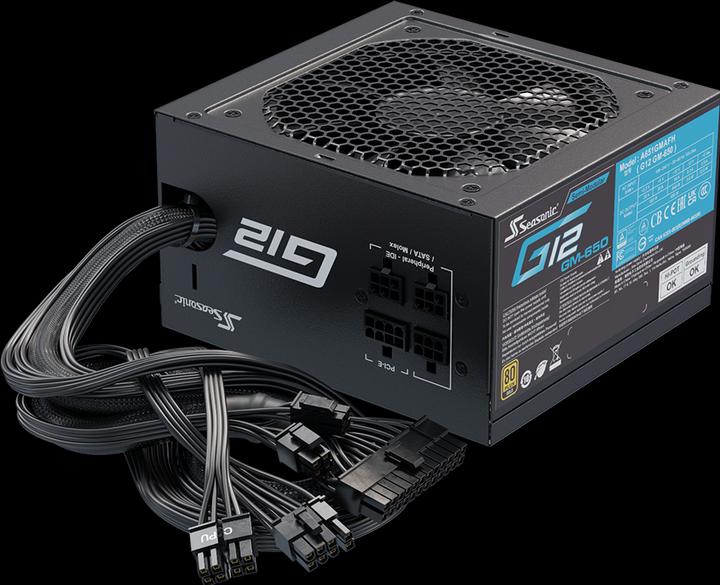 Actual product image Seasonic G12 GM-650 (650 W)
