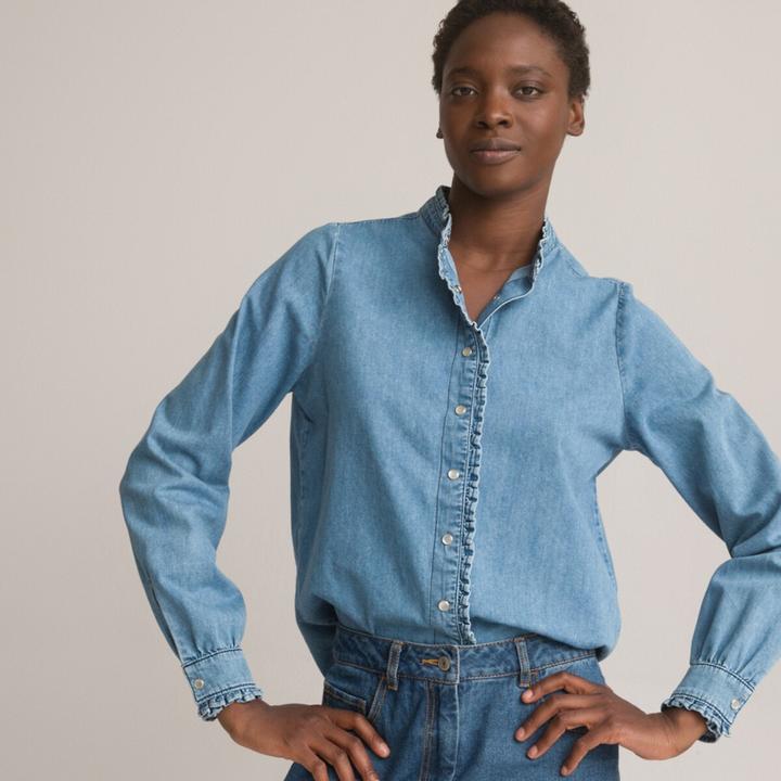 Image du produit La Redoute Collections Blouse en jean à manches longues (44)