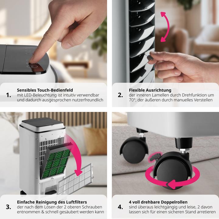 Actual product image tectake Air conditioner (10 m²)