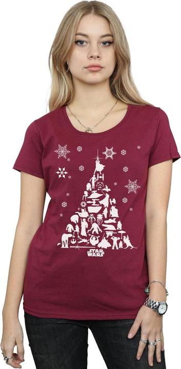 Immagine prodotto Star Wars Christmas Tree Maglietta Donna (L)