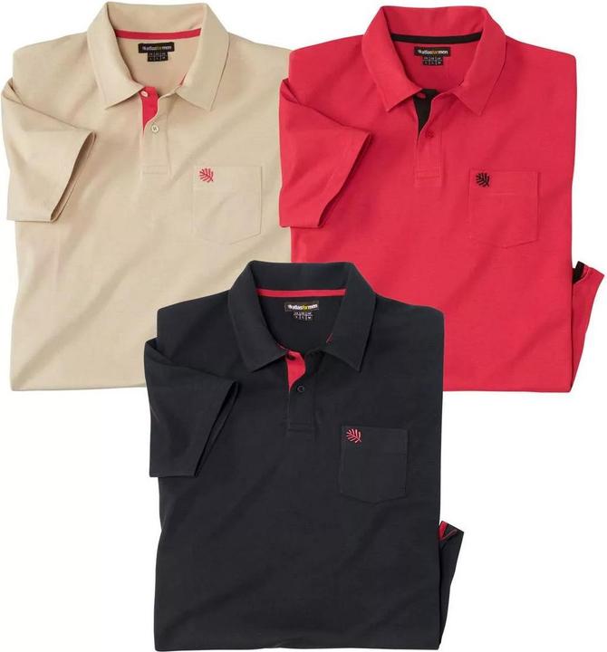 Produktbild Atlas For Men Poloshirt (3erPack) (XXL)