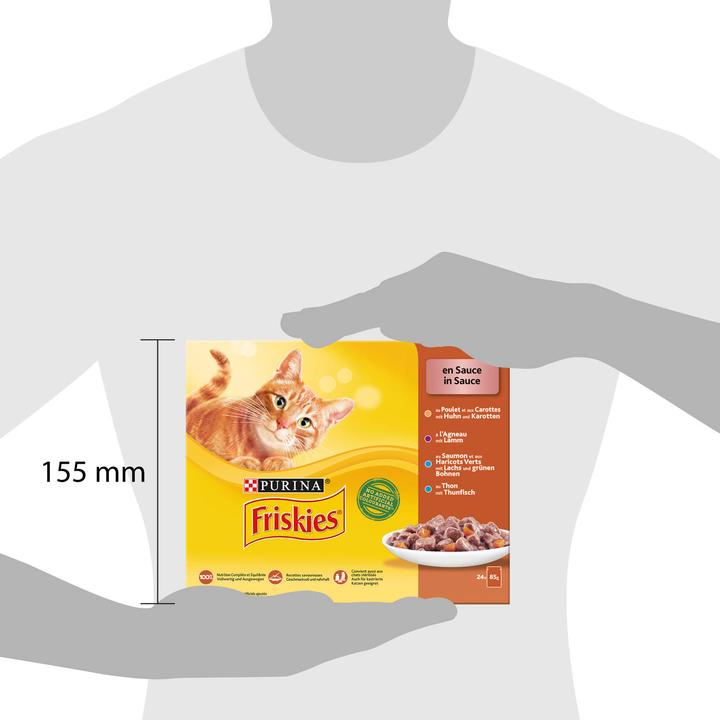 Immagine prodotto Friskies In salsa (Adulto, 24 pz., 2040 g)