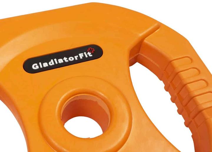 Image du produit Gladiatorfit Disque de poids en caoutchouc avec poignées (1 x 5 kg)