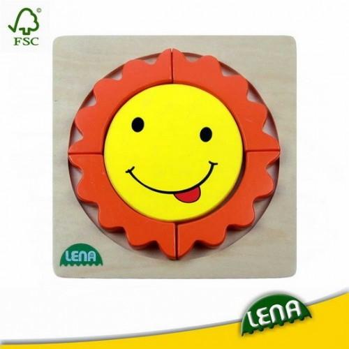 Image du produit Lena Puzzle en bois Soleil, 5 pc(s), Flora, 1.5 yr(s) (5 pièces)