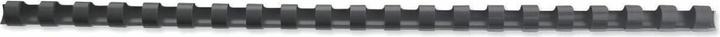 Actual product image GBC Binder spine 12mm, 21 rings, black, 100 pcs.