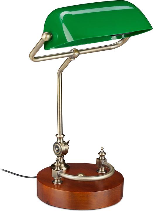 Actual product image Relaxdays Banker lamp