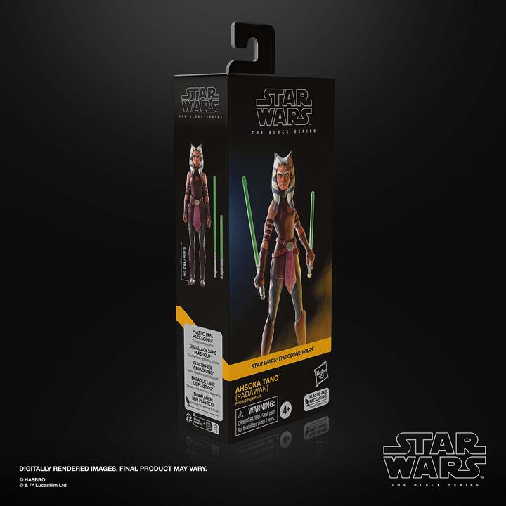 Image du produit Hasbro Star Wars : The Clone Wars Black Series figurine Ahsoka Tano (Padawan) 15 cm