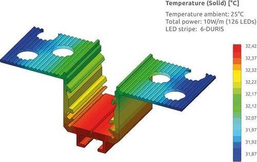 Actual product image LEDsON End cap for plasterboard profile RSL15 US, without cable hole - 1 piece