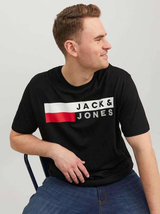 Produktbild Jack & Jones Logoprint Plus size T-shirt (5XL)