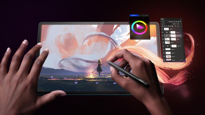 Produktbild Lenovo Plus (nur WLAN, 12.70", 256 GB, Tidal Teal)