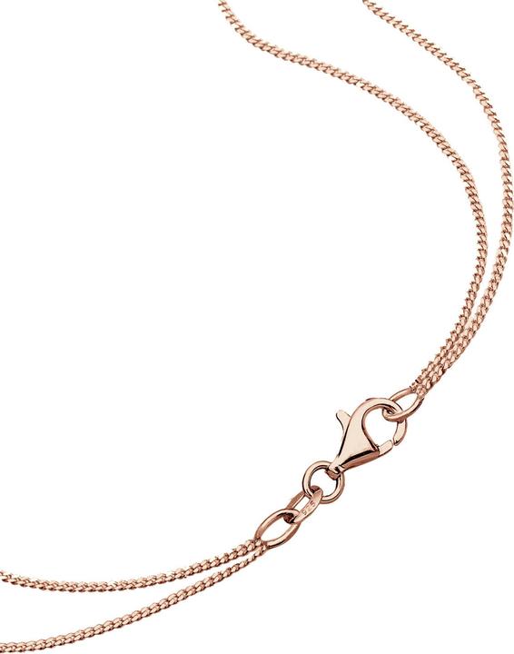 Actual product image Elli Boho, Feather, Layer, Solitaire Necklace (925 silver, Glass crystal, 45 cm)