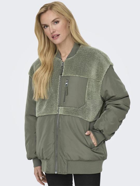 Produktbild Only Rundhals Gerippte Ärmelbündchen Bomberjacke Jacke (M)