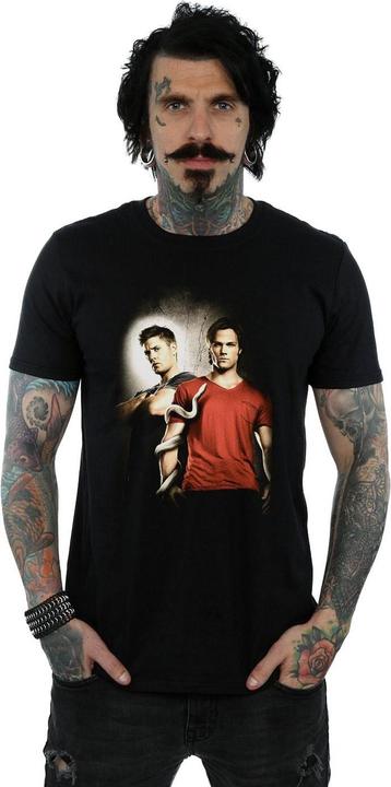 Actual product image Supernatural Mens Heaven And Hell T-Shirt (L)