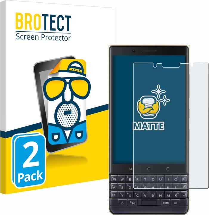 Image du produit BROTECT Film de protection antireflet Protection d'écran mat (2 pièce(s), Blackberry KEY2 LE)