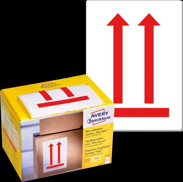 Actual product image Avery Symbol Warn labels