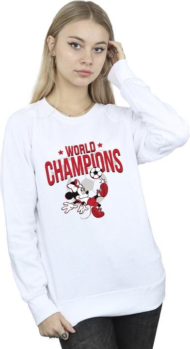 Actual product image Disney Womens/Ladies Minnie Mouse World Champions Sweatshirt (XL)