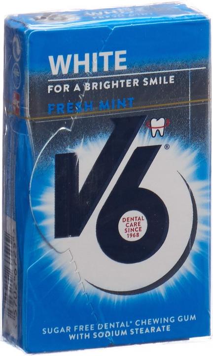 Produktbild V6 White Kaugummi Freshmint (1 Stk., 24 g)