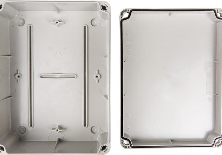 Produktbild PCE Anschraubbare Lichtbox 245 x 185 x 95 mm, 10 Verschraubungen IP67 – EV-231