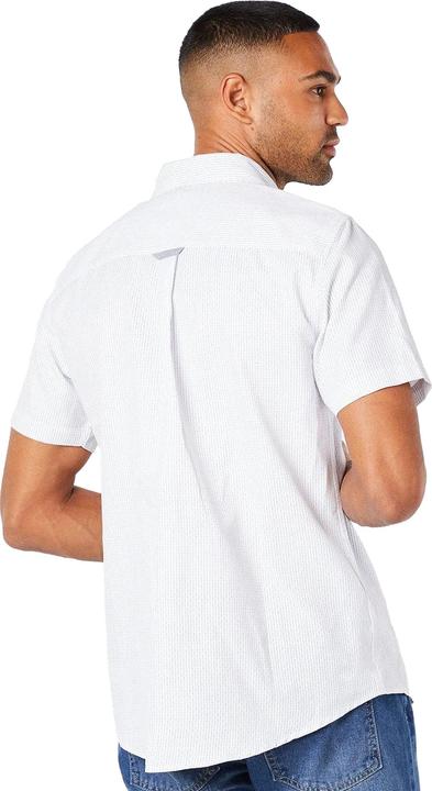 Actual product image Universal Textiles Mens Herringbone Short-Sleeved Shirt (L)