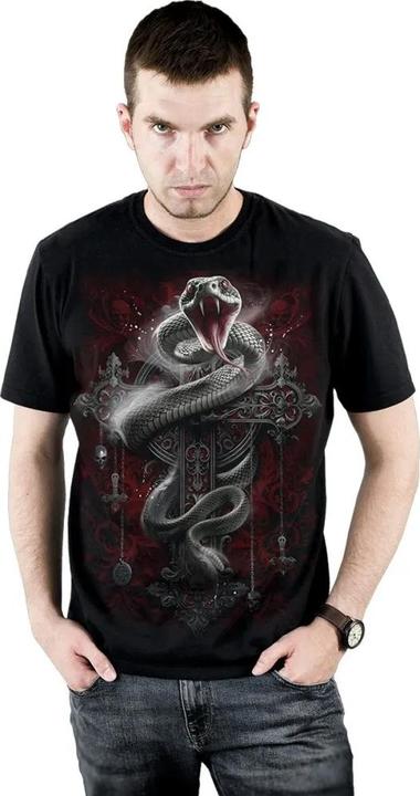 Immagine prodotto Spiral Maglietta Serpente Gotico Maniche Corte Adulto Unisex (4XL)