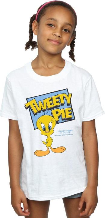 Actual product image Looney Tunes Girls Tweety Pie Cotton T-Shirt (116)