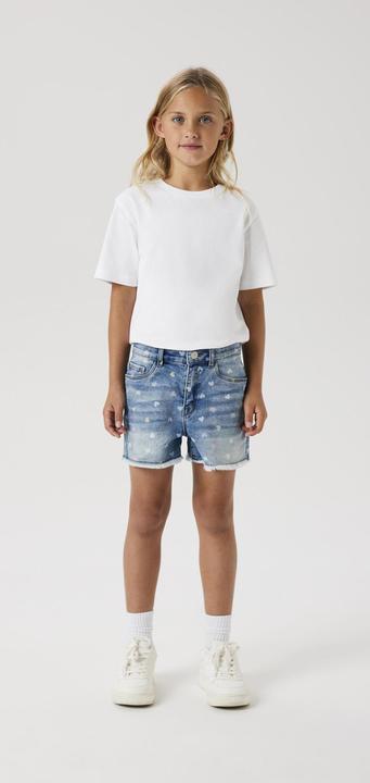 Immagine prodotto Name it Pantaloncini in denim con vestibilità mamma (128)