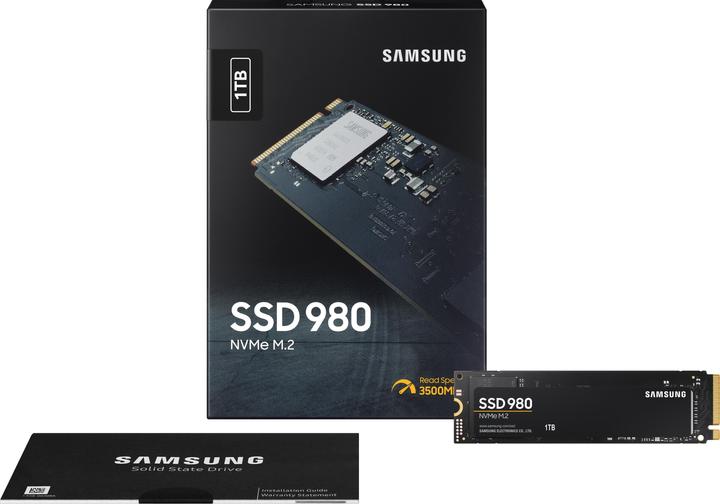 Actual product image Samsung SSD 980 (1000 GB, M.2 2280)